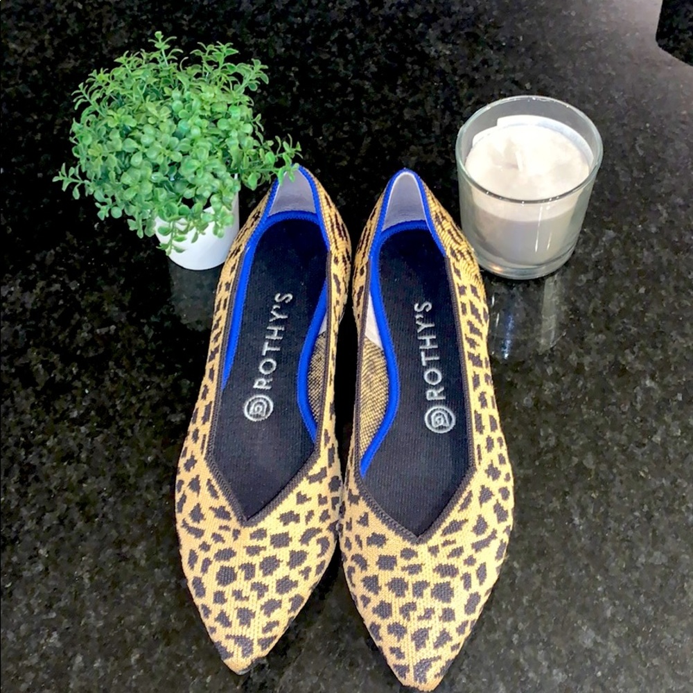 Rothy’s Leopard Flats